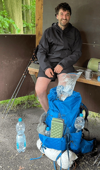 Osprey Exos 38 Rucksack im Einsatz