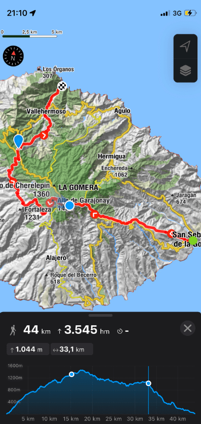 GR 131 La Gomera
Wandern La Gomera
Wanderweg GR 131
Vallehermoso nach San Sebastian
Wanderbericht La Gomera
Höhenmeter GR 131
Nebelwald La Gomera
Urwald La Gomera
Wandertour La Gomera
La Gomera Wandertipps
Schlafplätze GR 131
Ziegengulasch Bar Amparo
Trekking La Gomera
Wanderroute GR 131
Wandern Kanarische Inseln