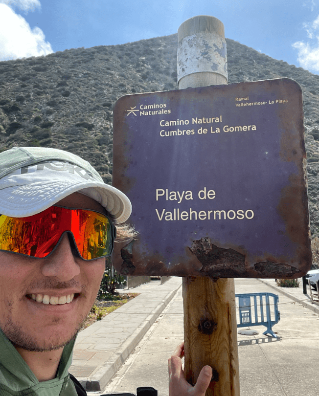 Lucas von TrailNation in Playa de Vallehermoso