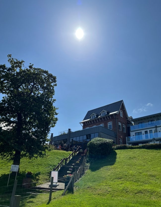 sylt wanderung zu nielsens kaffegarten von munkmarsch