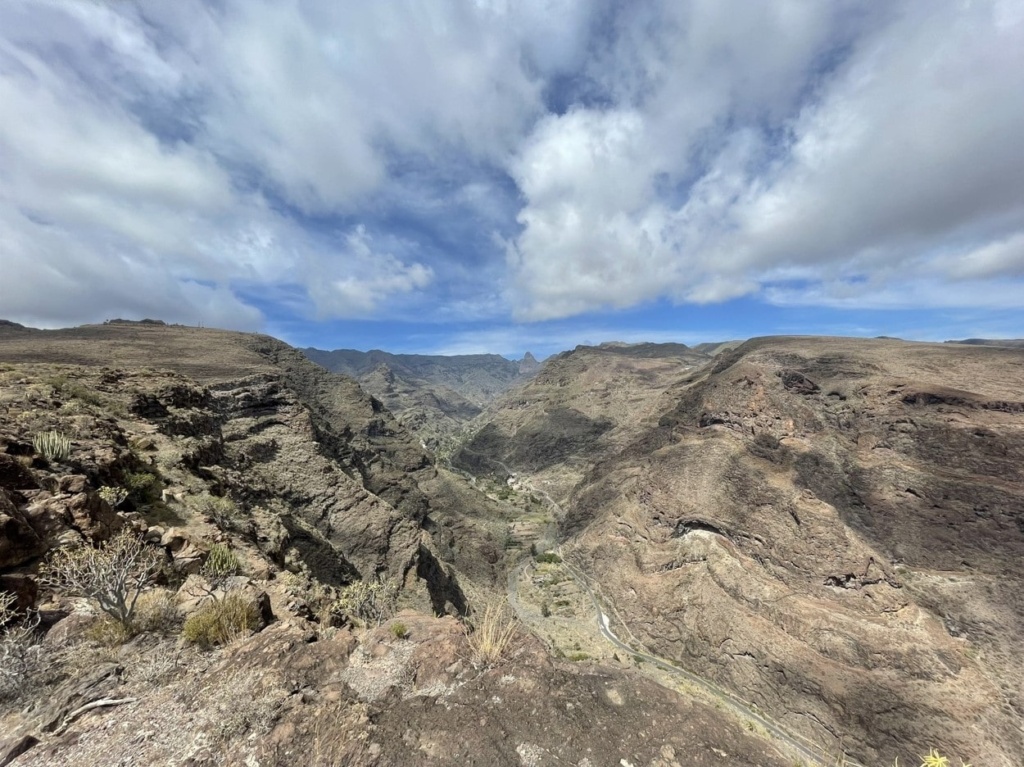 Barranco auf La Gomera beim Wandern auf dem GR 132 rund um La Gomera thru hike