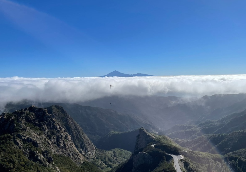 Los Roques auf der Wanderung La Gomera mit Roque Ojila, Roque de la Zarcita und Roque Argando