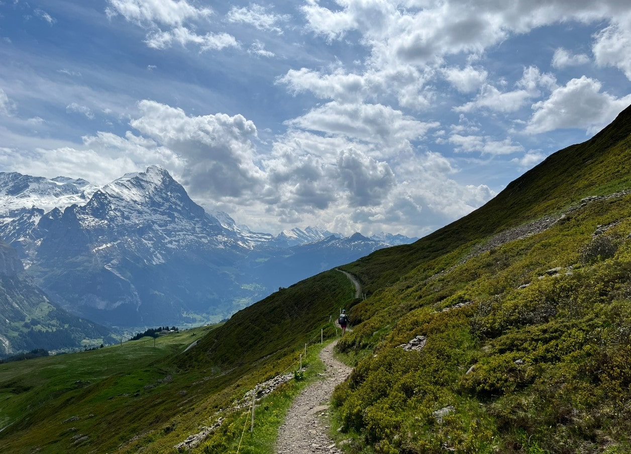 Wanderin auf dem Bärentrek