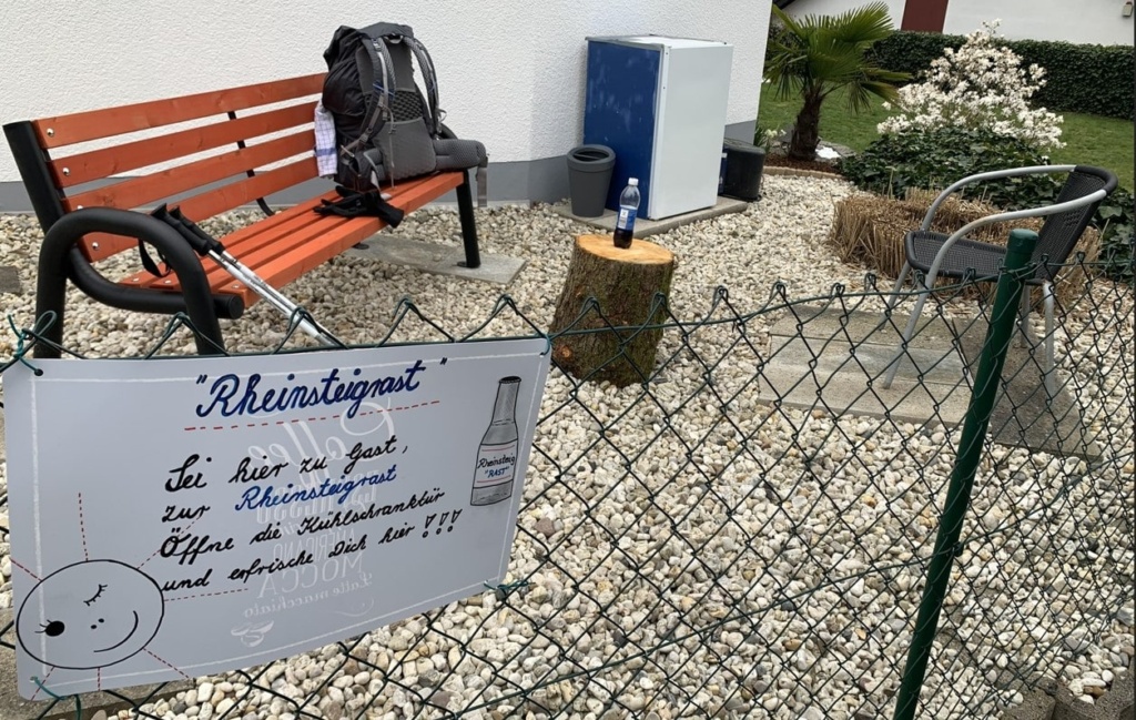 Trail Magic auf dem Rheinsteig