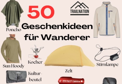 Weihnachtsgeschenke zum Wandern