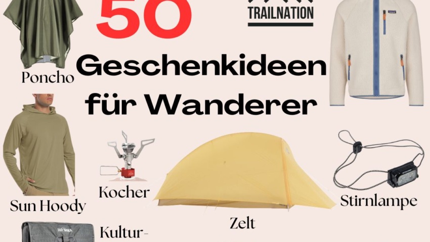 Weihnachtsgeschenke zum Wandern